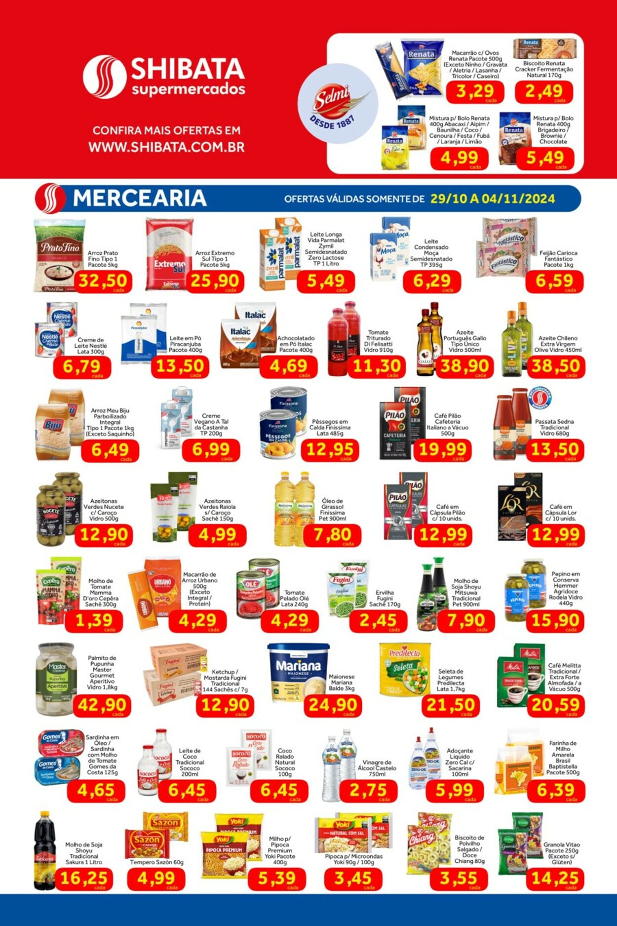 Folheto Shibata Supermercados 10.04.2024 - 11.12.2024