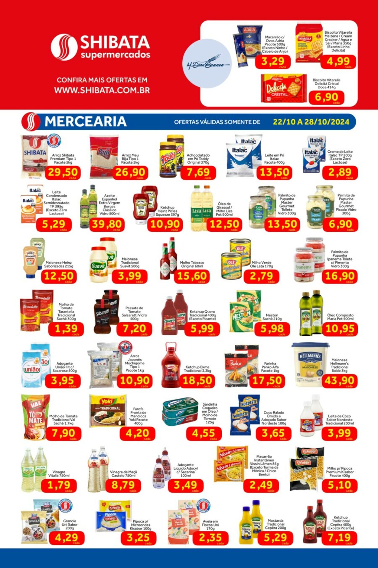 Folheto Shibata Supermercados 23.10.2024 - 10.11.2024