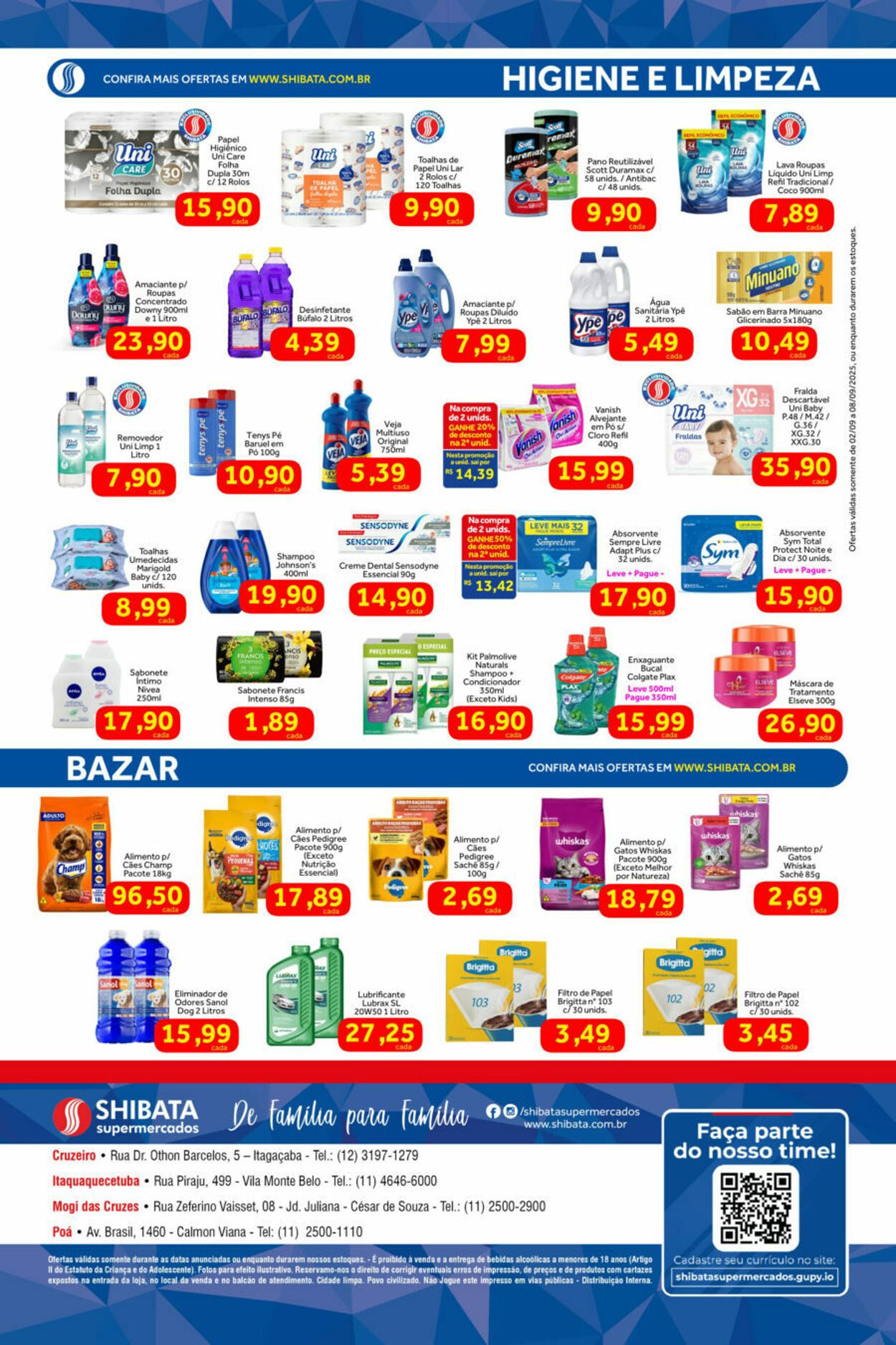 Folheto Shibata Supermercados 02.09.2025 - 08.09.2025