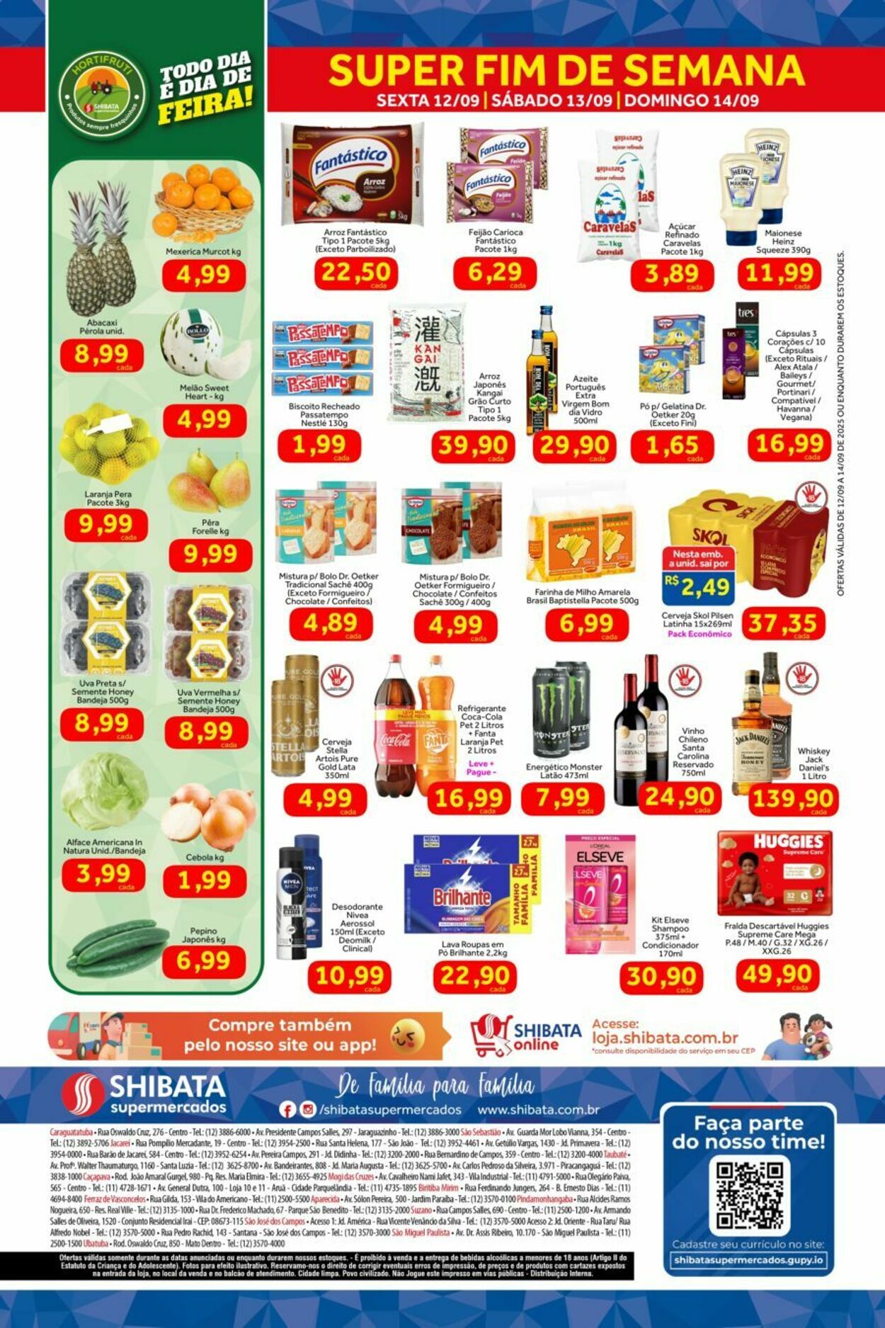 Folheto Shibata Supermercados 12.09.2025 - 14.09.2025