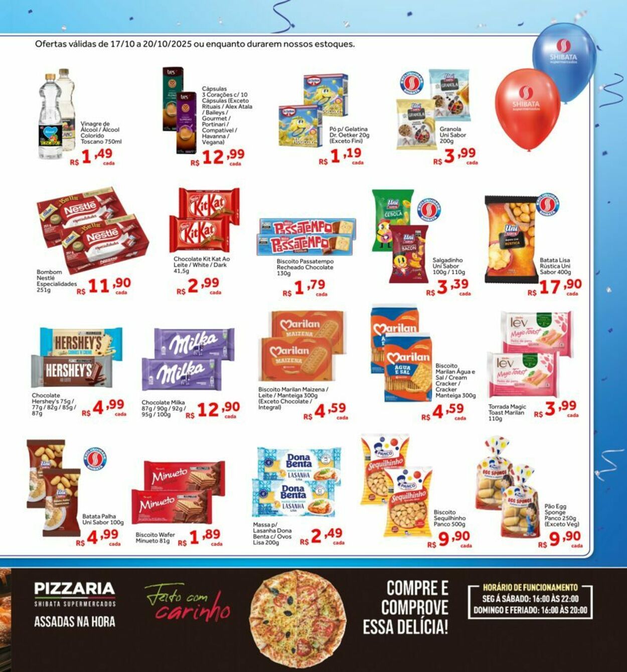 Folheto Shibata Supermercados 17.10.2025 - 20.10.2025