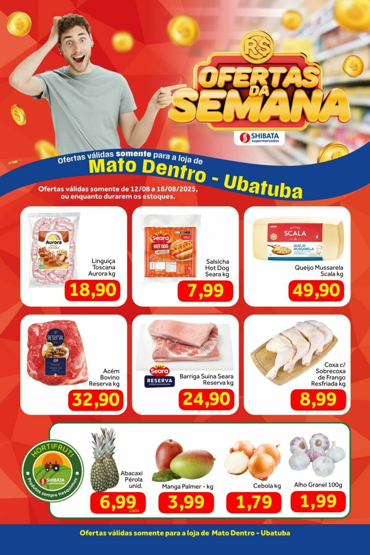 Folheto Shibata Supermercados 12.08.2025 - 18.08.2025