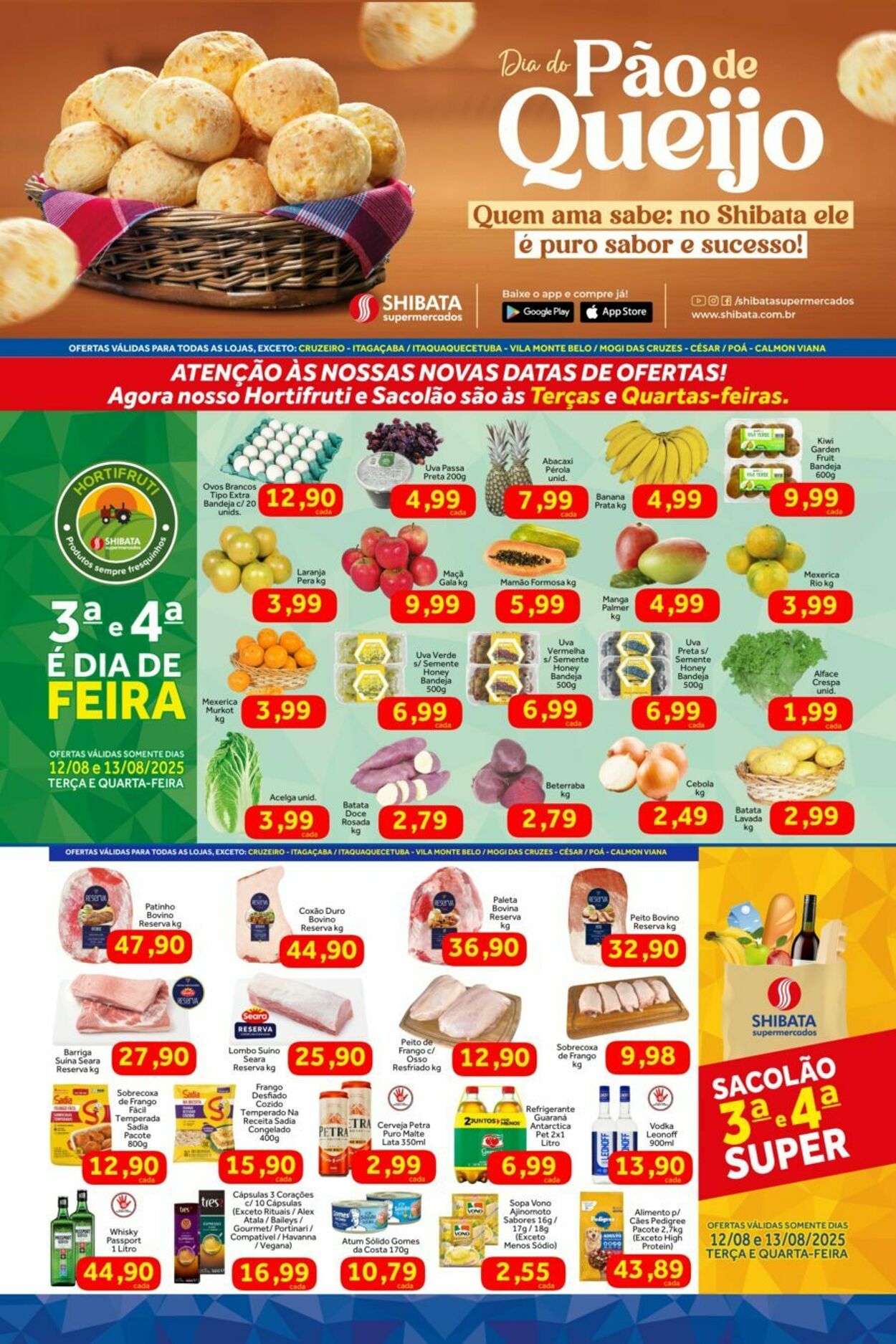 Folheto Shibata Supermercados 12.08.2025 - 18.08.2025