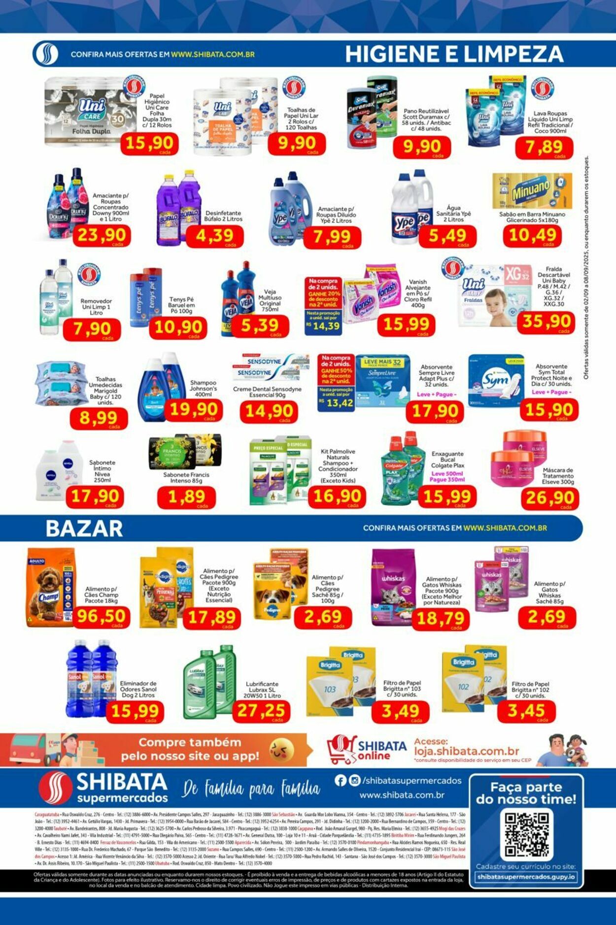 Folheto Shibata Supermercados 02.09.2025 - 08.09.2025