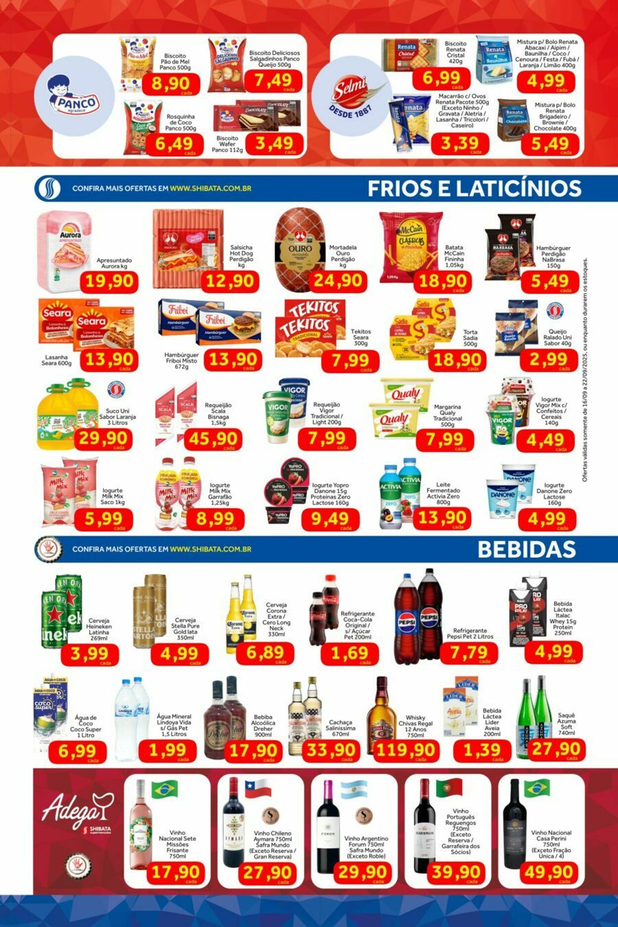 Folheto Shibata Supermercados 16.09.2025 - 22.09.2025