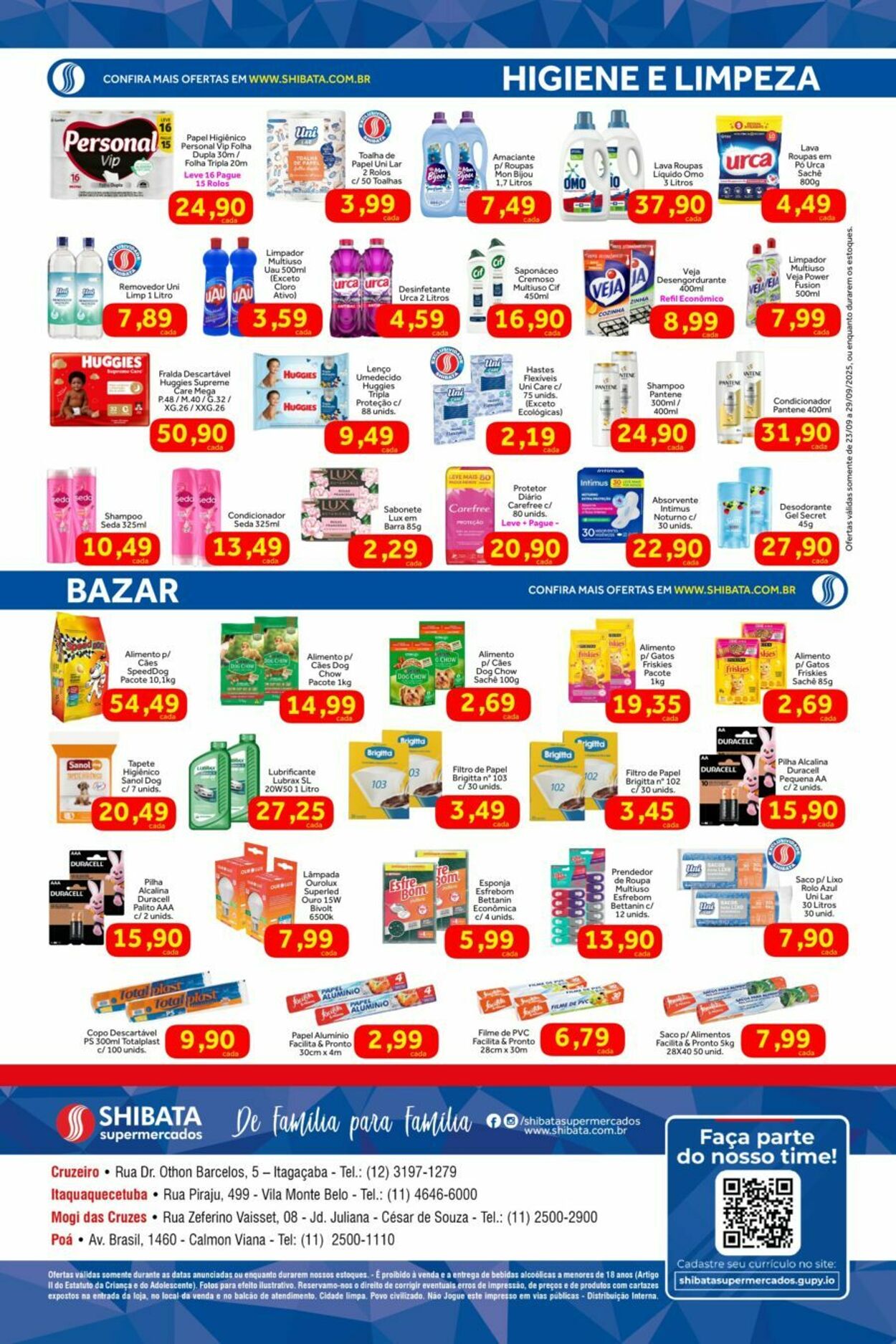 Folheto Shibata Supermercados 23.09.2025 - 29.09.2025