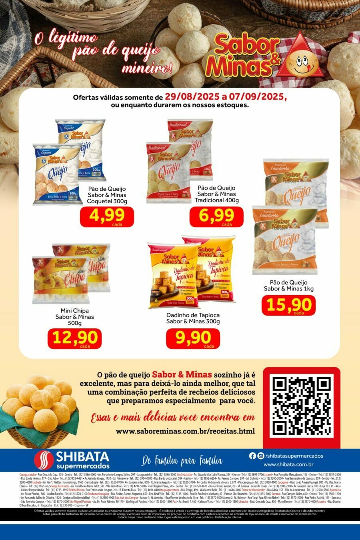 Folheto Shibata Supermercados 29.08.2025 - 07.09.2025