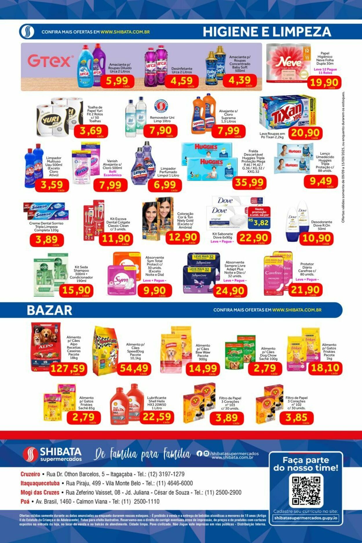 Folheto Shibata Supermercados 09.09.2025 - 15.09.2025