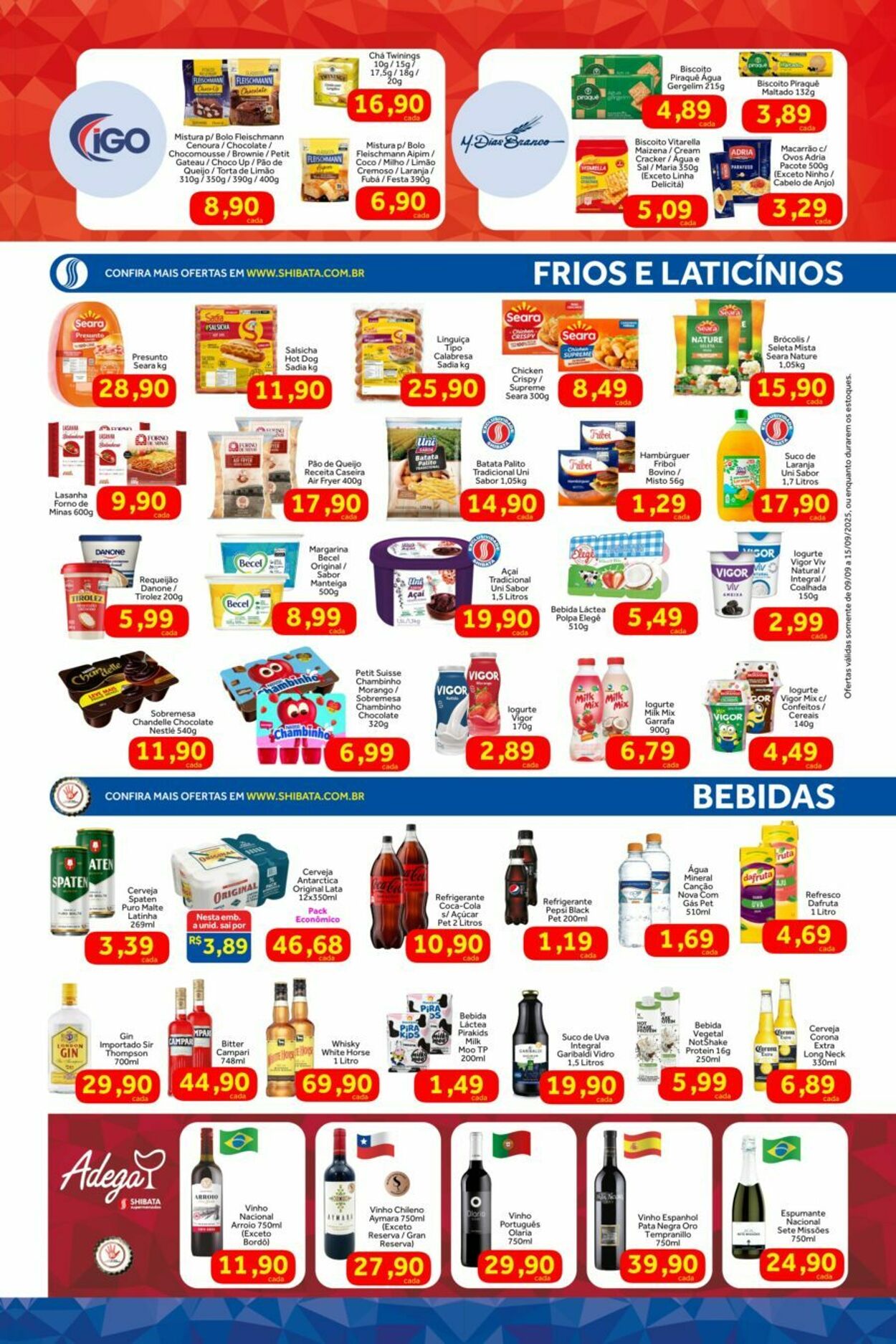 Folheto Shibata Supermercados 09.09.2025 - 15.09.2025
