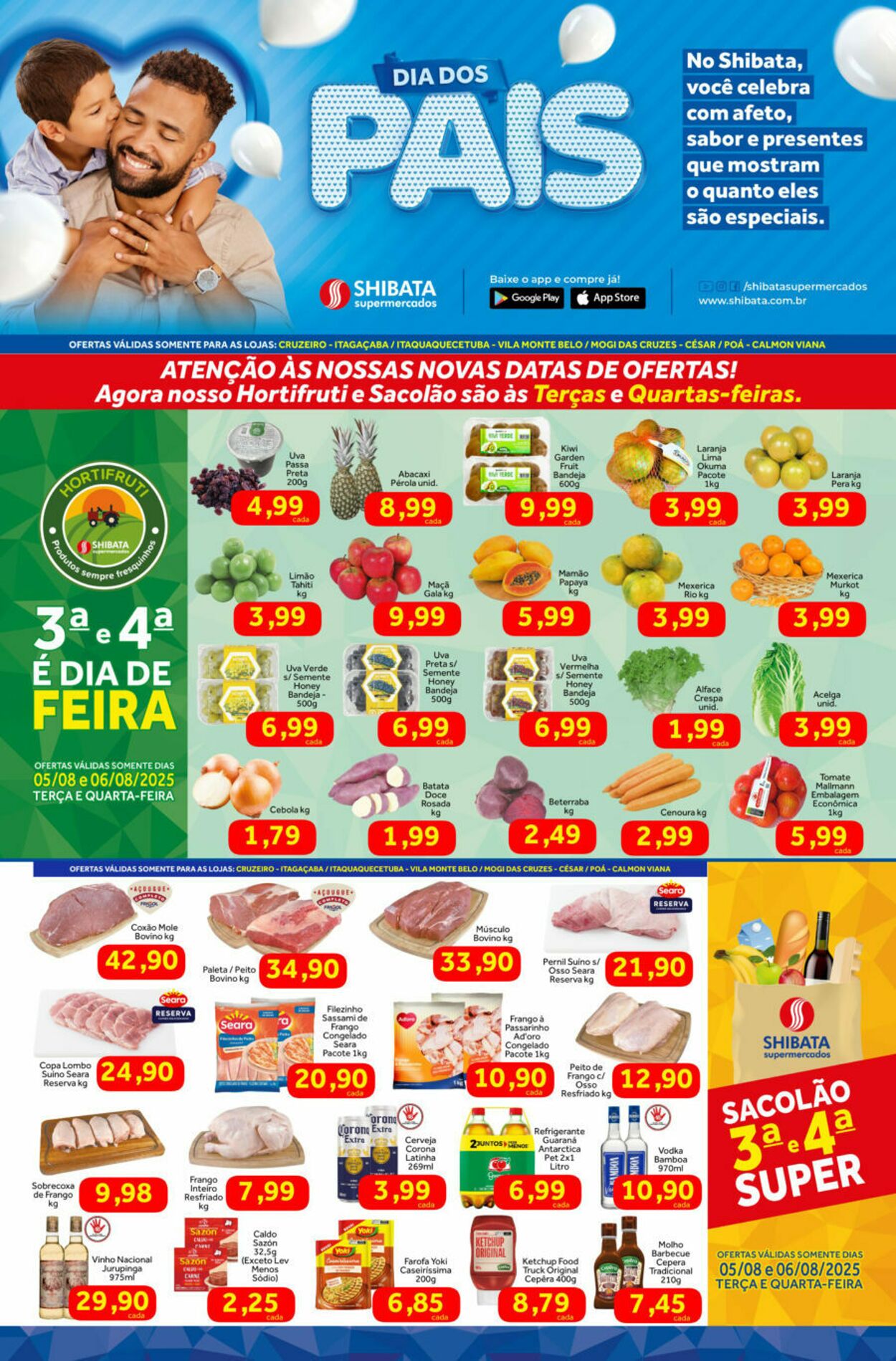 Folheto Shibata Supermercados 05.08.2025 - 11.08.2025