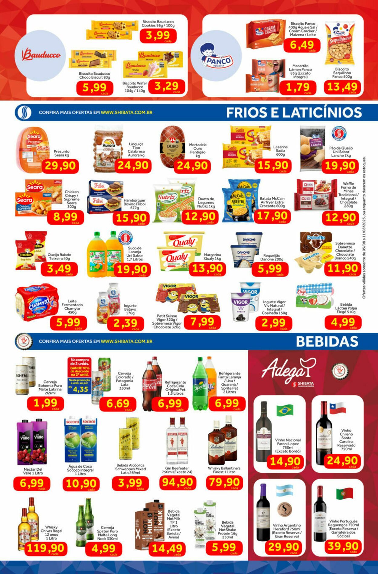 Folheto Shibata Supermercados 05.08.2025 - 11.08.2025
