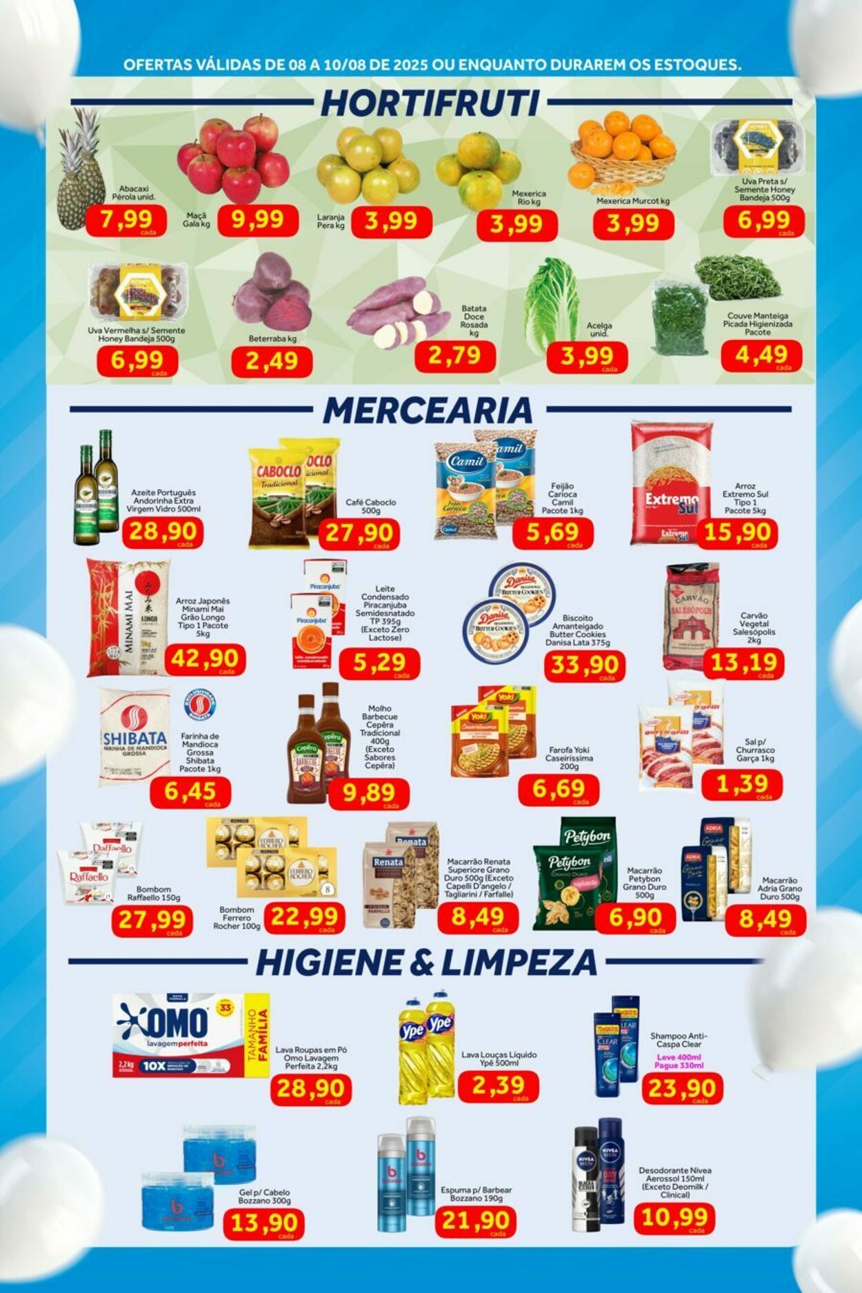 Folheto Shibata Supermercados 08.08.2025 - 10.08.2025