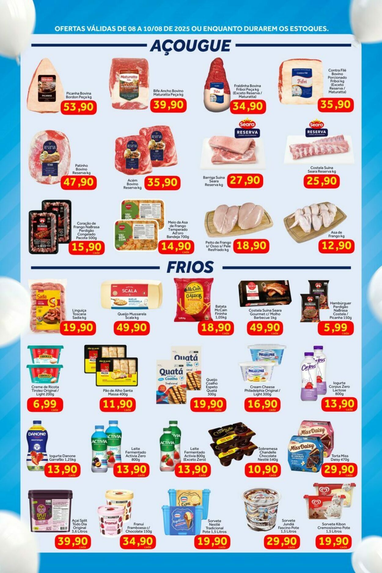Folheto Shibata Supermercados 08.08.2025 - 10.08.2025
