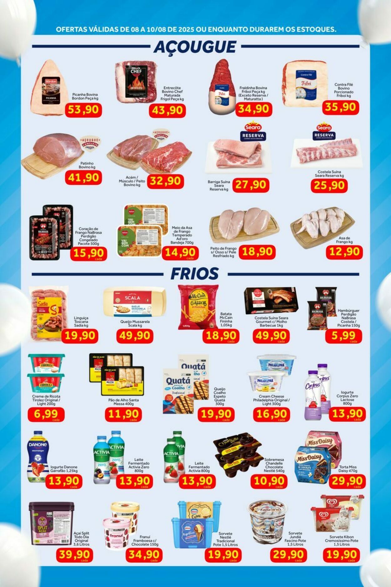 Folheto Shibata Supermercados 08.08.2025 - 10.08.2025