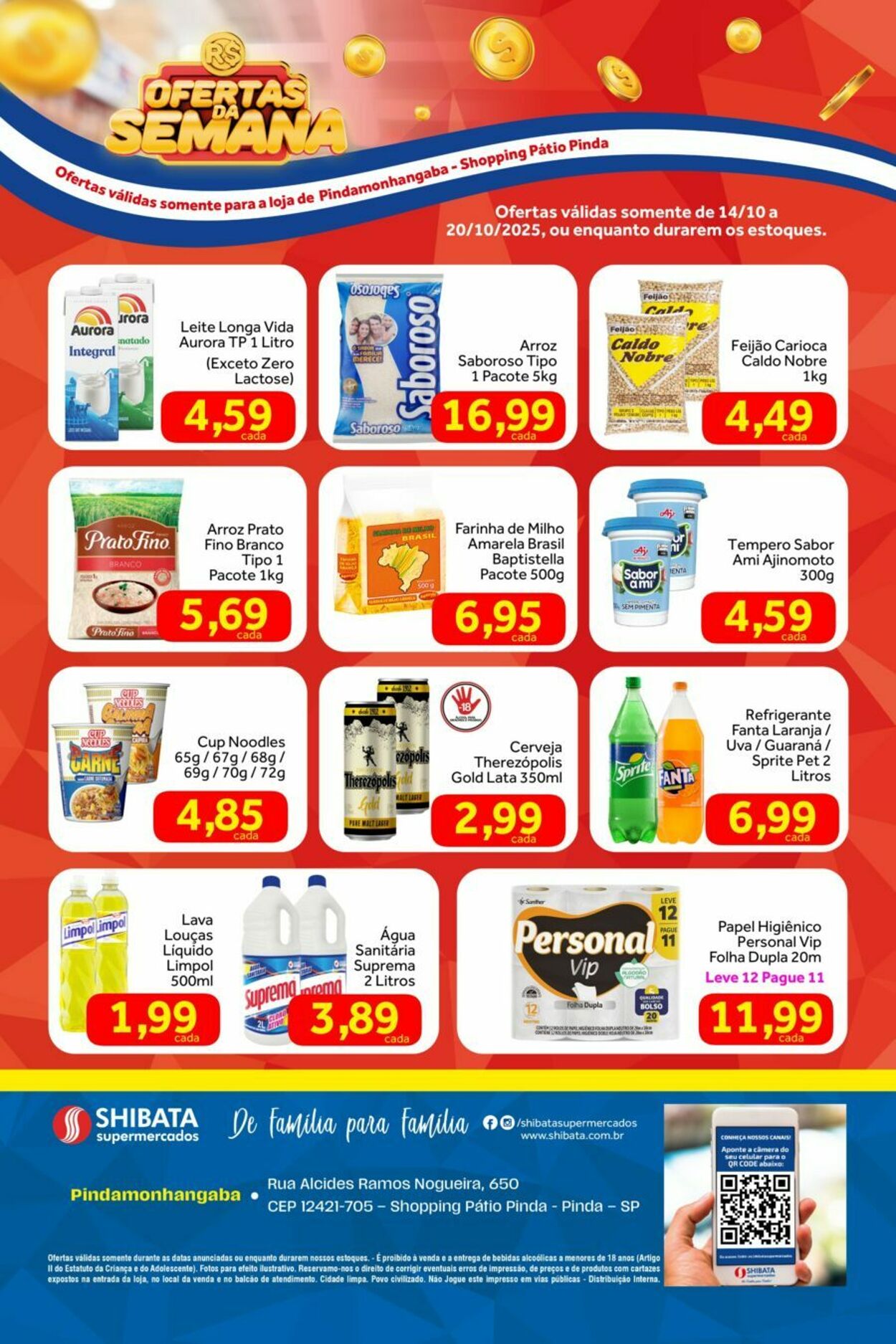 Folheto Shibata Supermercados 14.10.2025 - 20.10.2025