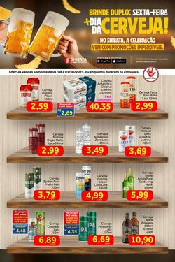 Folheto Shibata Supermercados 01.08.2025 - 03.08.2025