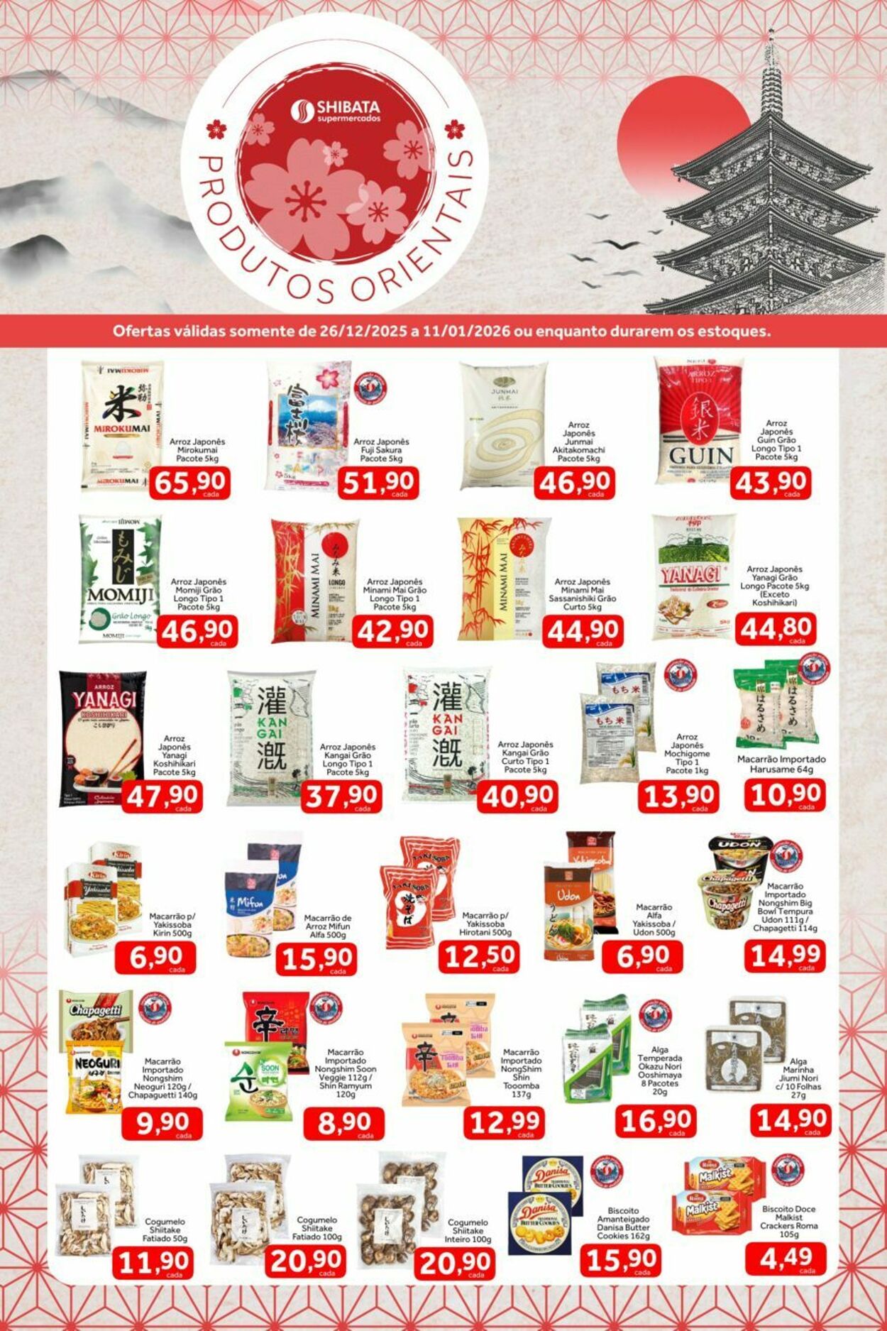 Folheto Shibata Supermercados 26.12.2026 - 11.01.2027