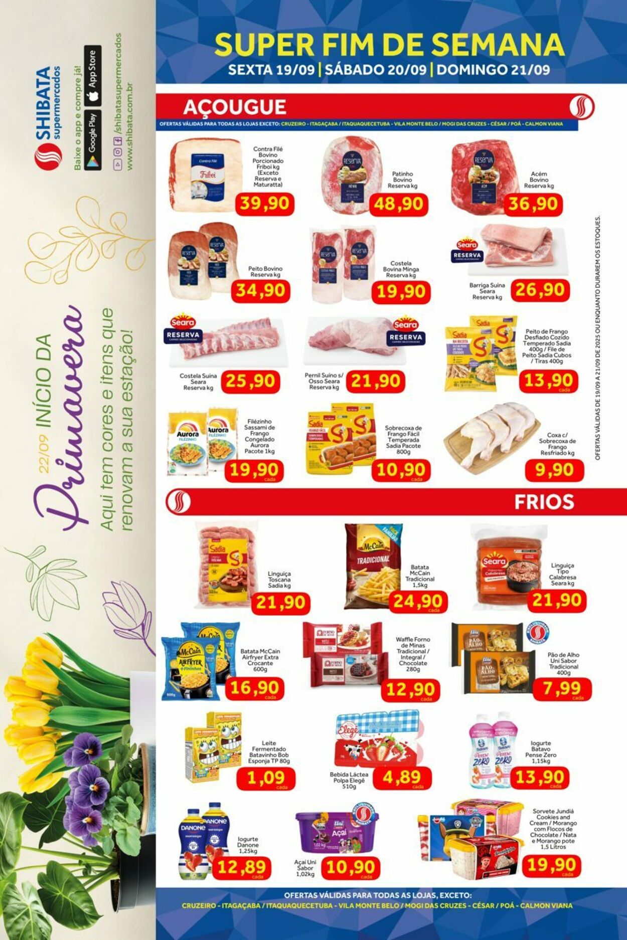 Folheto Shibata Supermercados 19.09.2025 - 21.09.2025