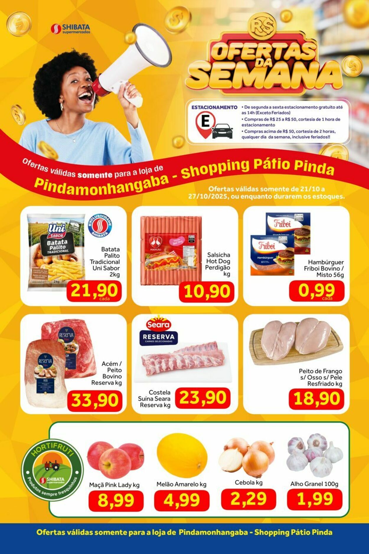 Folheto Shibata Supermercados 21.10.2025 - 27.10.2025