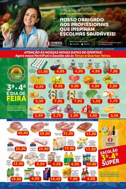 Folheto Shibata Supermercados 26.08.2025 - 01.09.2025