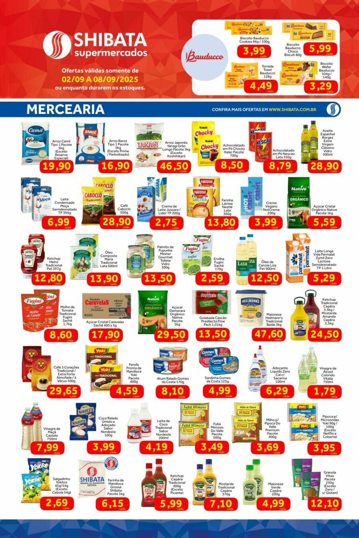 Folheto Shibata Supermercados 02.09.2025 - 08.09.2025