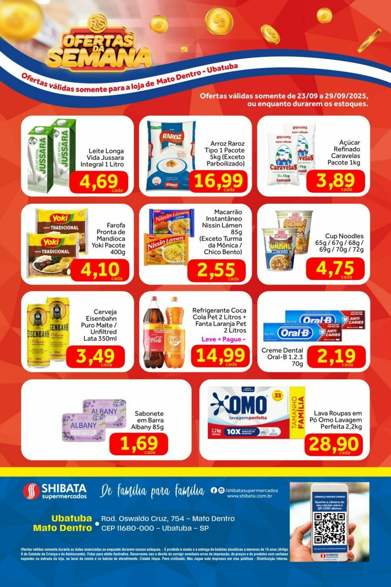 Folheto Shibata Supermercados 23.09.2025 - 29.09.2025