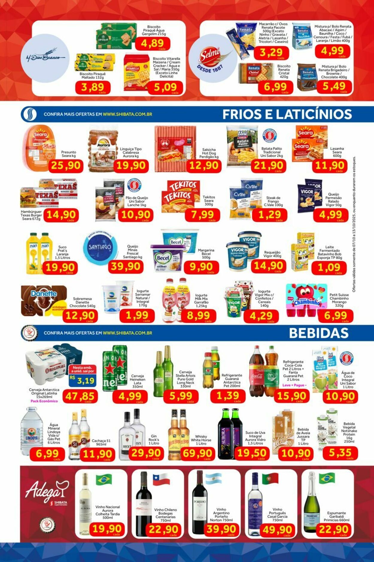 Folheto Shibata Supermercados 07.10.2025 - 13.10.2025