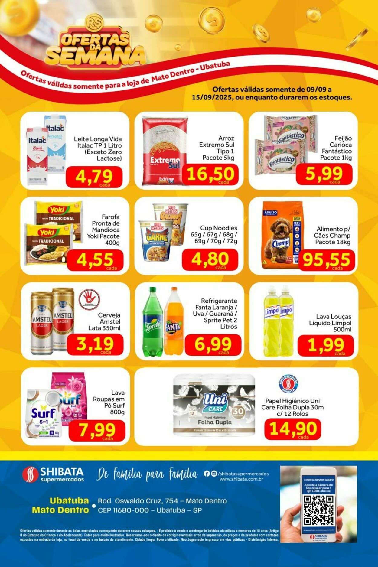 Folheto Shibata Supermercados 09.09.2025 - 15.09.2025