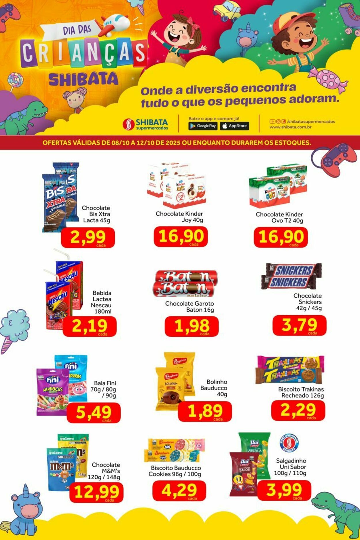 Folheto Shibata Supermercados 08.10.2025 - 12.10.2025