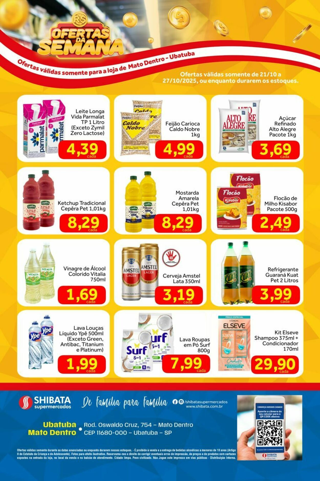 Folheto Shibata Supermercados 21.10.2025 - 27.10.2025
