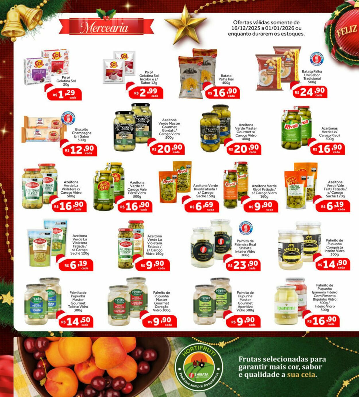 Folheto Shibata Supermercados 16.12.2025 - 01.01.2026