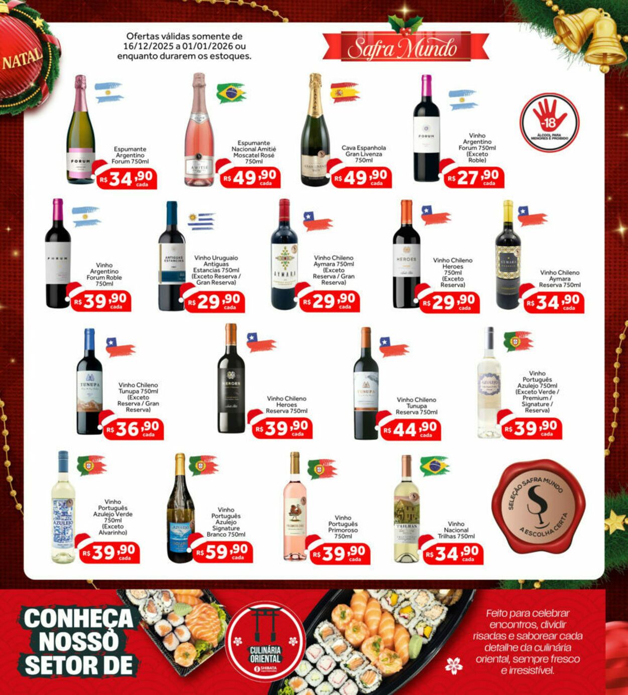 Folheto Shibata Supermercados 16.12.2025 - 01.01.2026