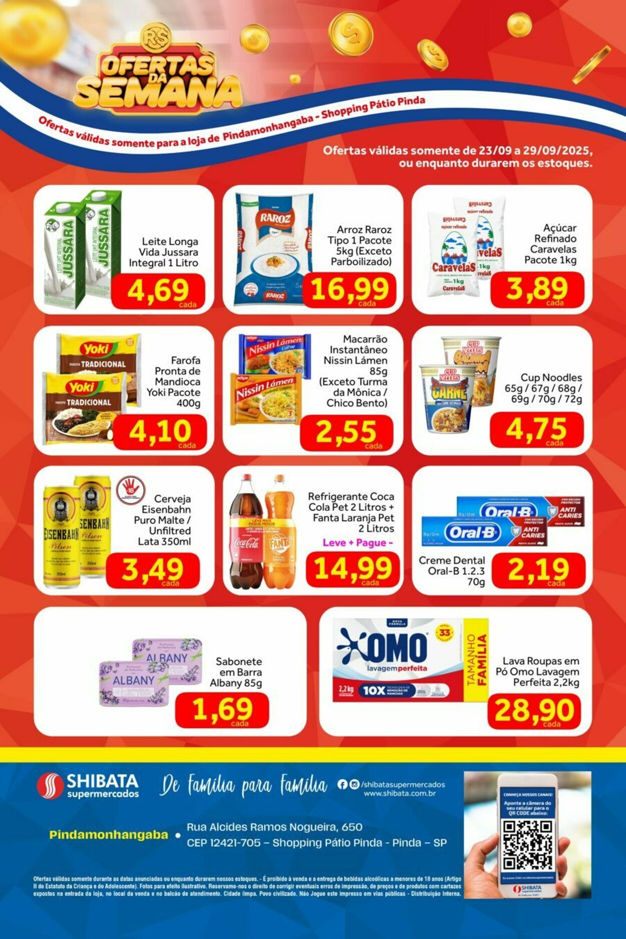 Folheto Shibata Supermercados 23.09.2025 - 29.09.2025