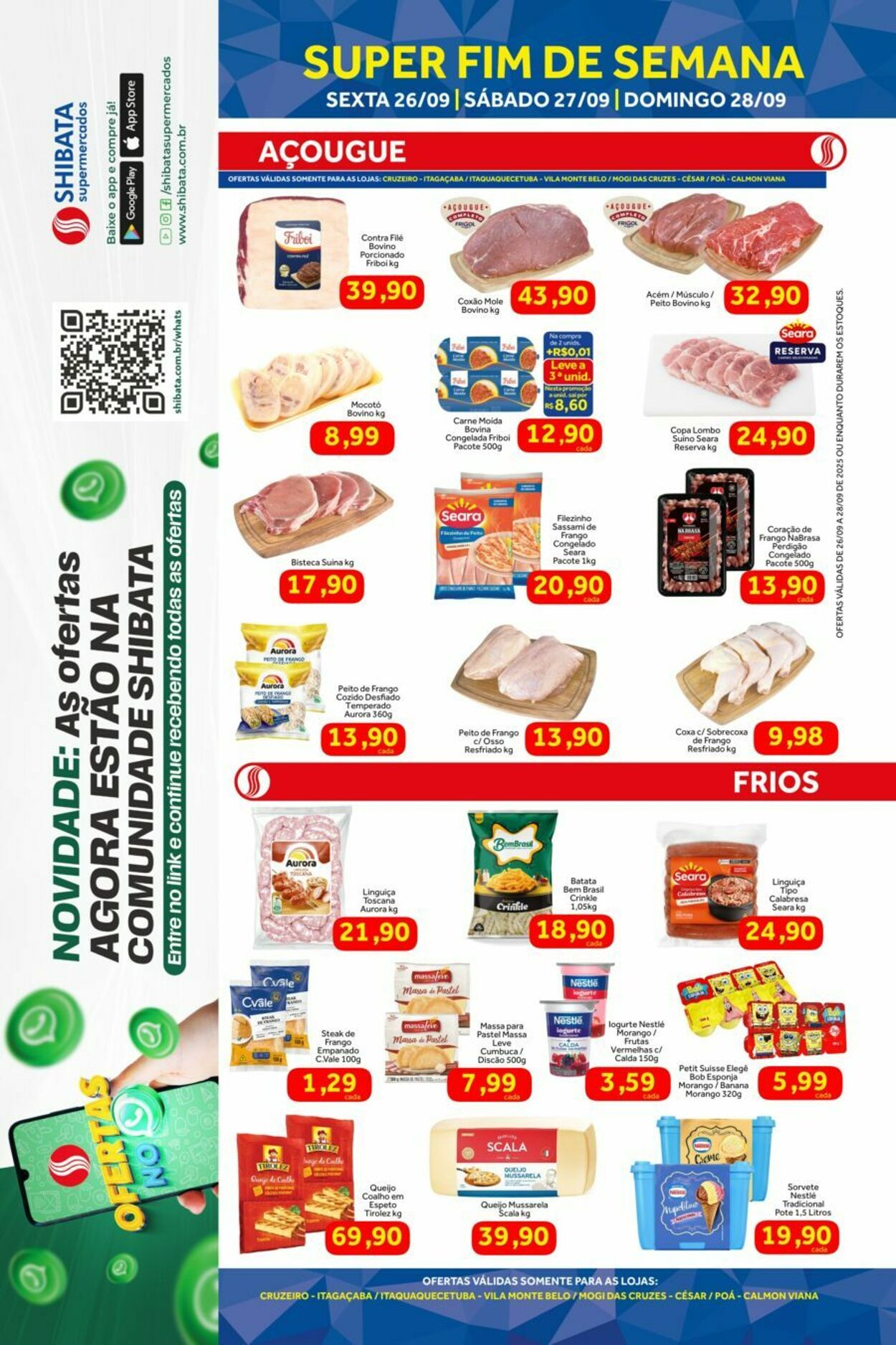 Folheto Shibata Supermercados 26.09.2025 - 28.09.2025