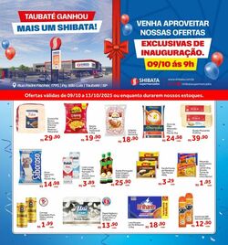 Folheto Shibata Supermercados 09.10.2025 - 13.10.2025