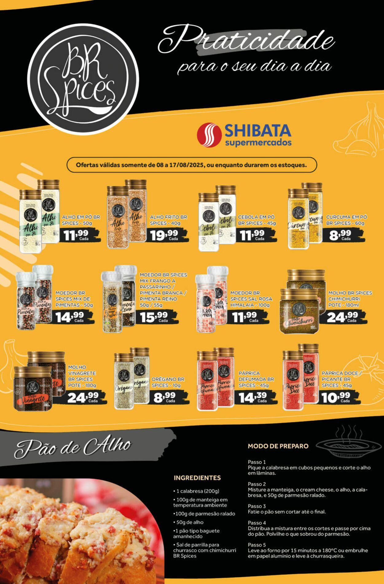 Folheto Shibata Supermercados 08.08.2025 - 17.08.2025