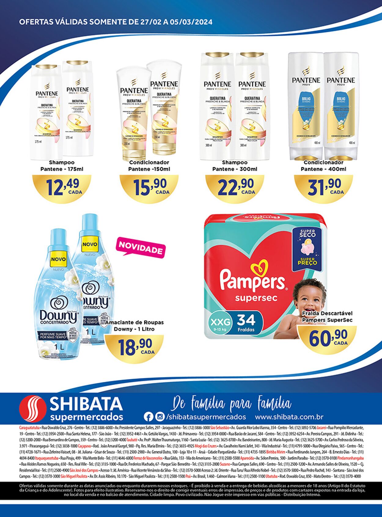 Folheto Shibata Supermercados 02.05.2024 - 03.12.2024