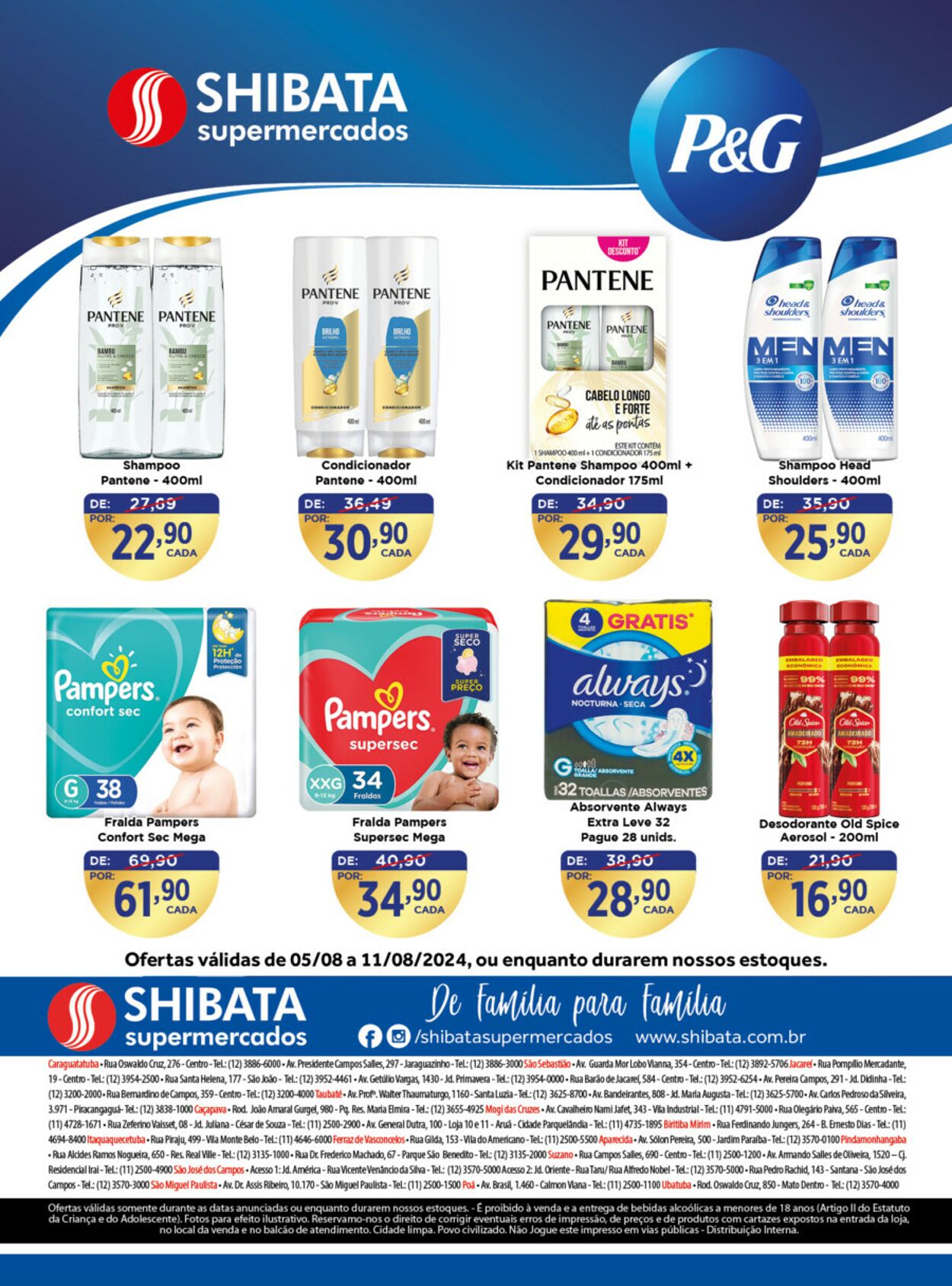 Folheto Shibata Supermercados 05.08.2024 - 11.08.2024