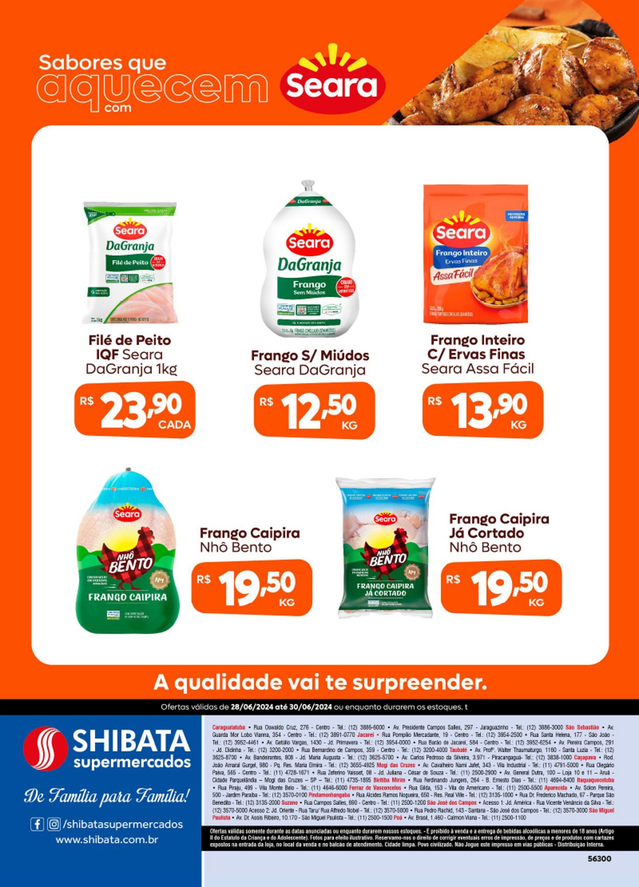 Folheto Shibata Supermercados 06.06.2026 - 06.12.2026