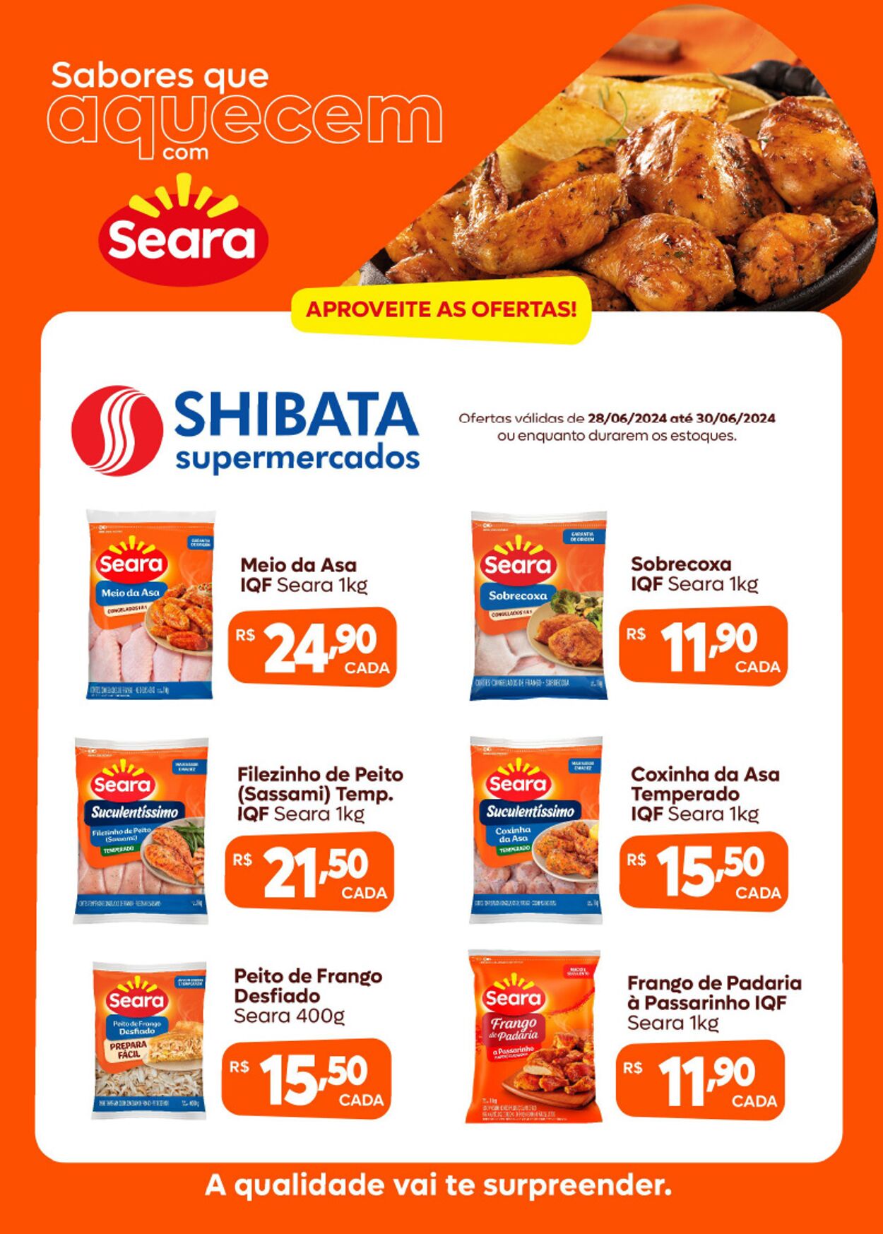 Folheto Shibata Supermercados - Seara | Shibata Supermercados 6 jun, 2026 - 6 dez, 2026