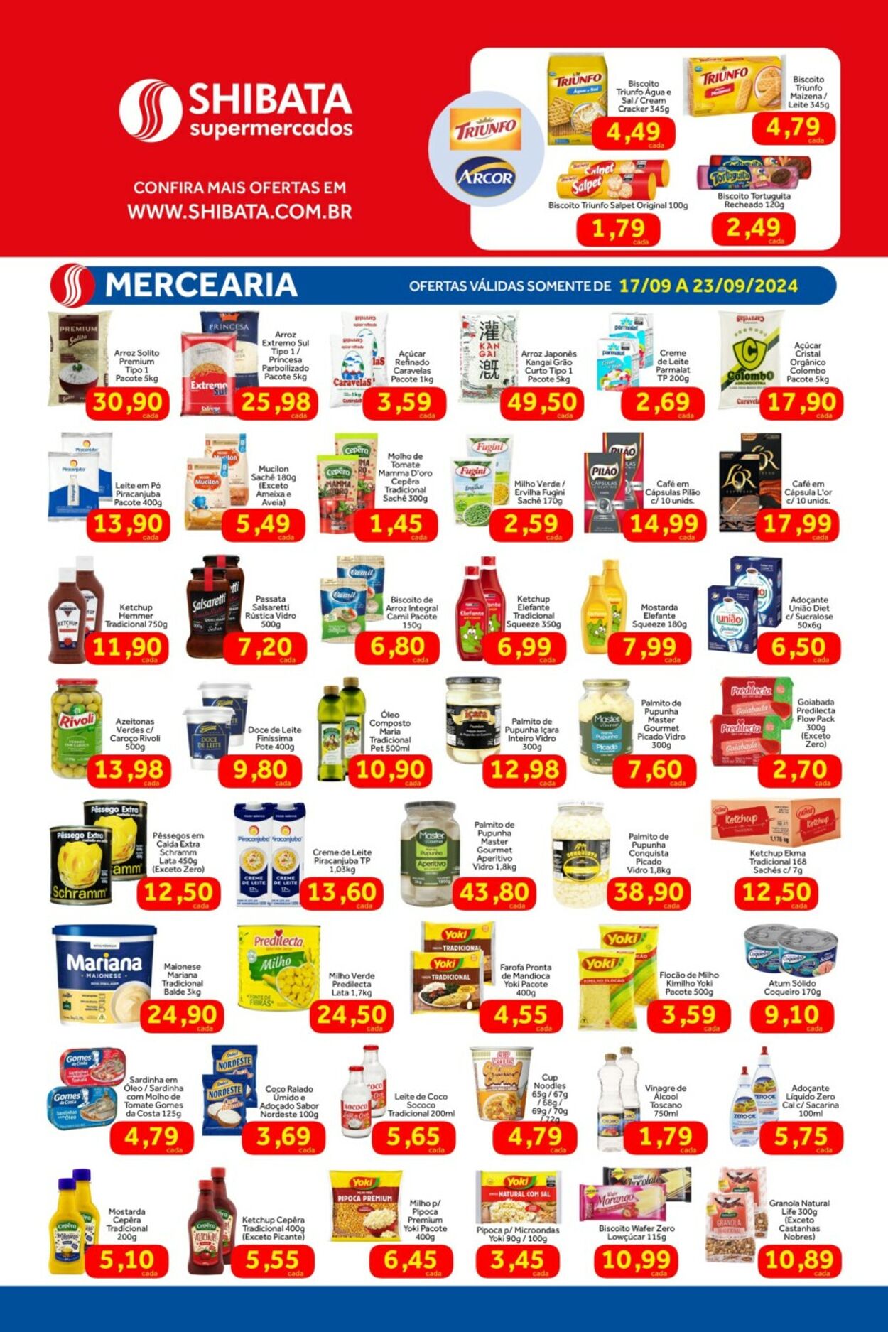 Folheto Shibata Supermercados 17.09.2024 - 23.09.2024