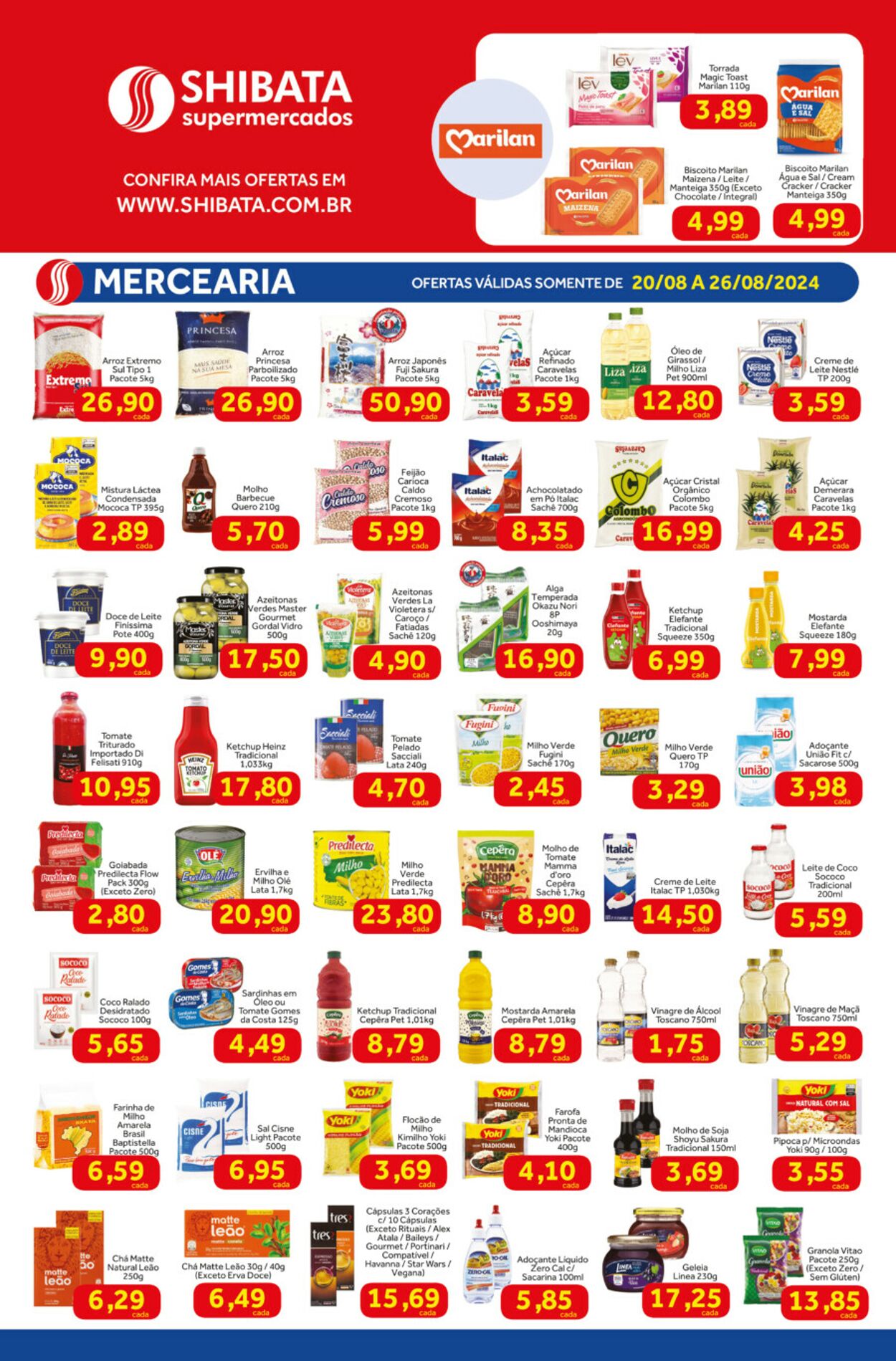 Folheto Shibata Supermercados 20.08.2024 - 26.08.2024