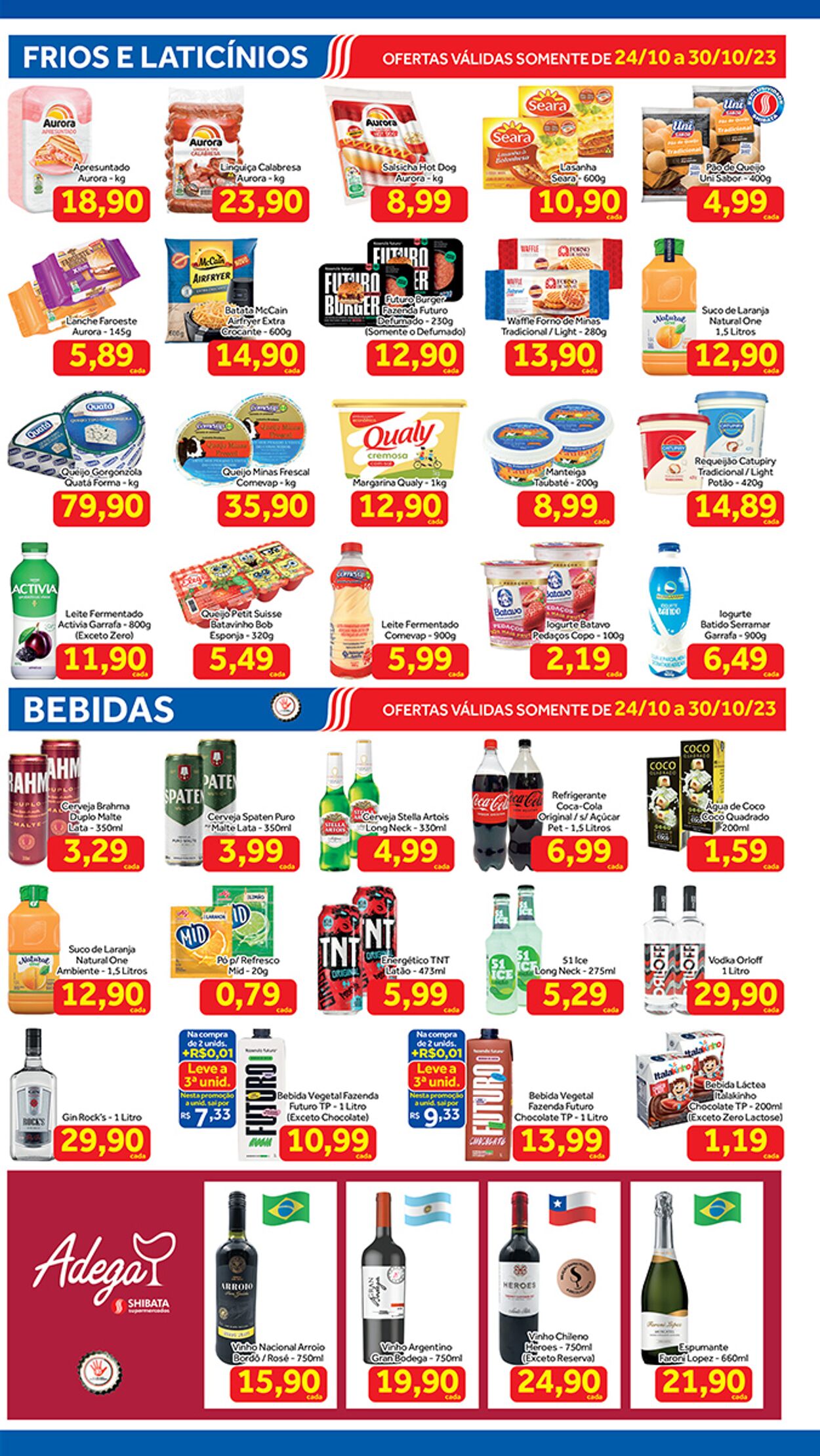 Folheto Shibata Supermercados 24.10.2023 - 30.10.2023