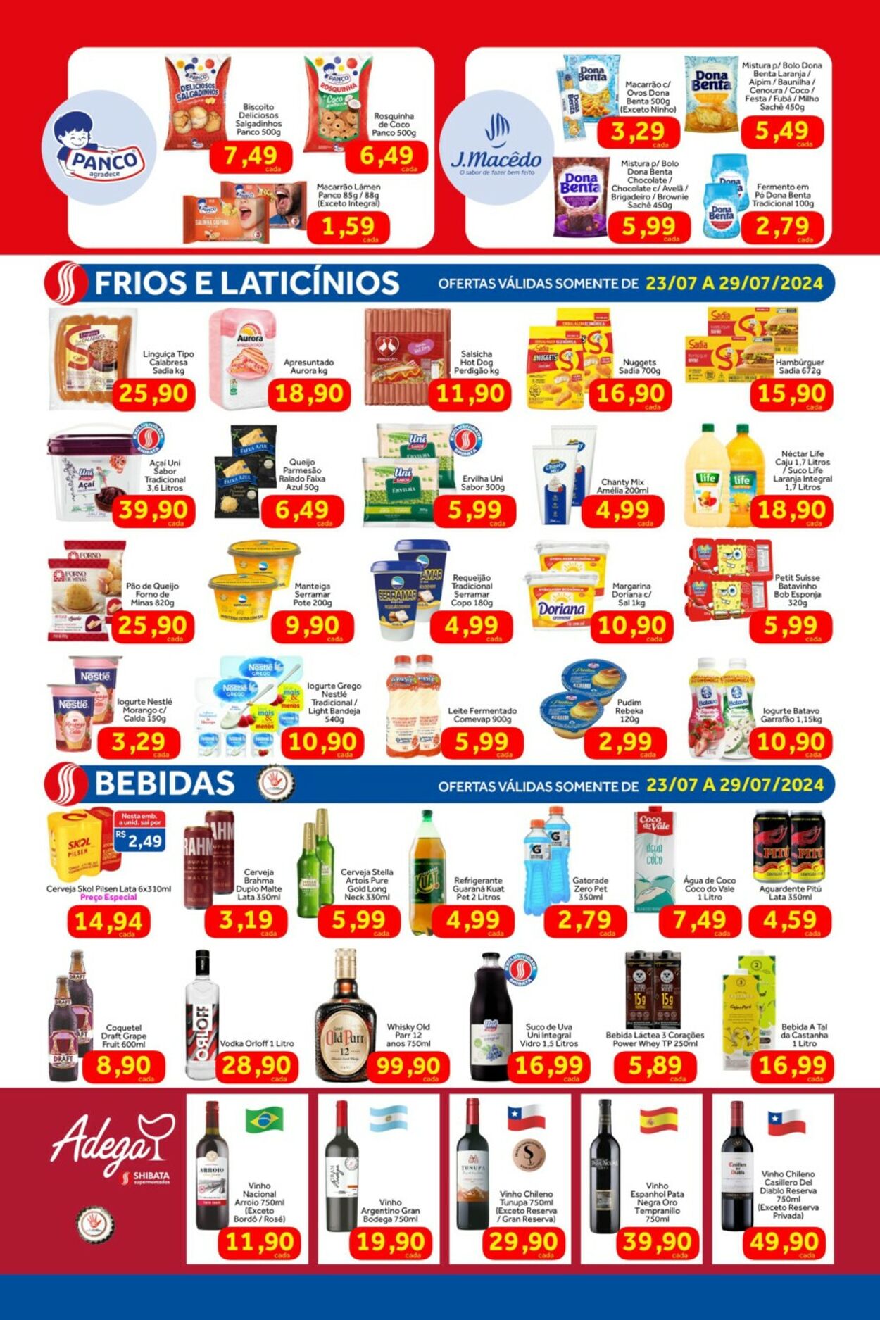 Folheto Shibata Supermercados 23.07.2024 - 29.07.2024