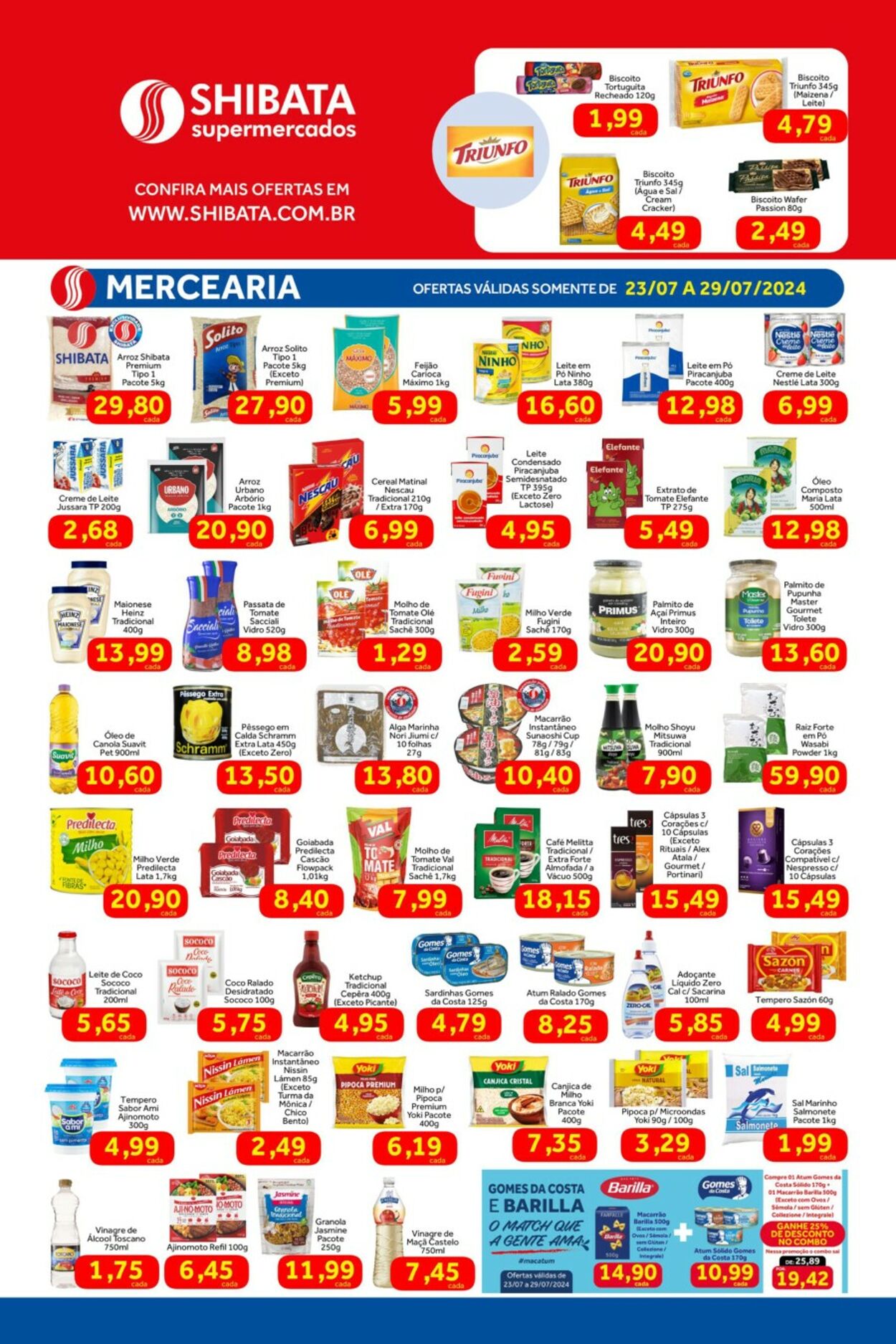 Folheto Shibata Supermercados 23.07.2024 - 29.07.2024