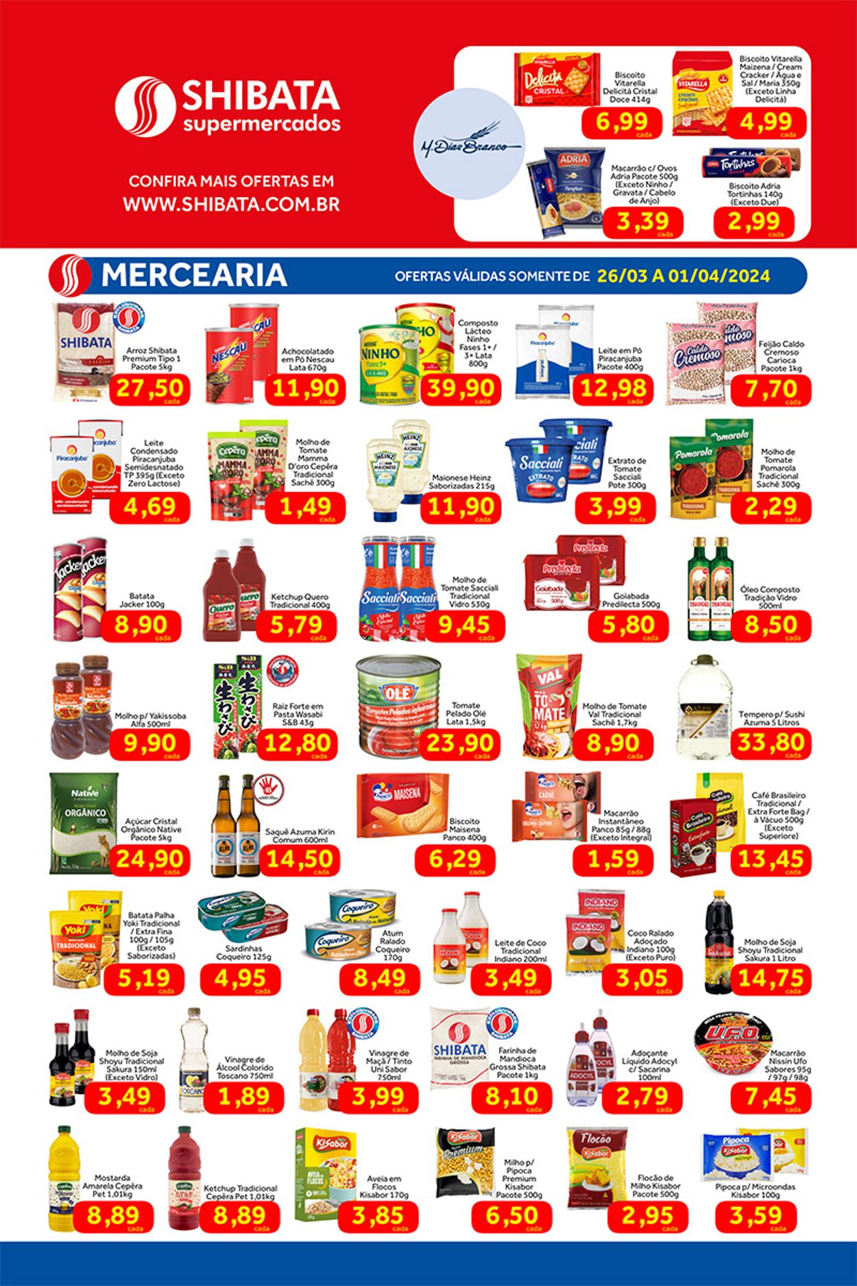 Folheto Shibata Supermercados 03.01.2024 - 04.12.2024