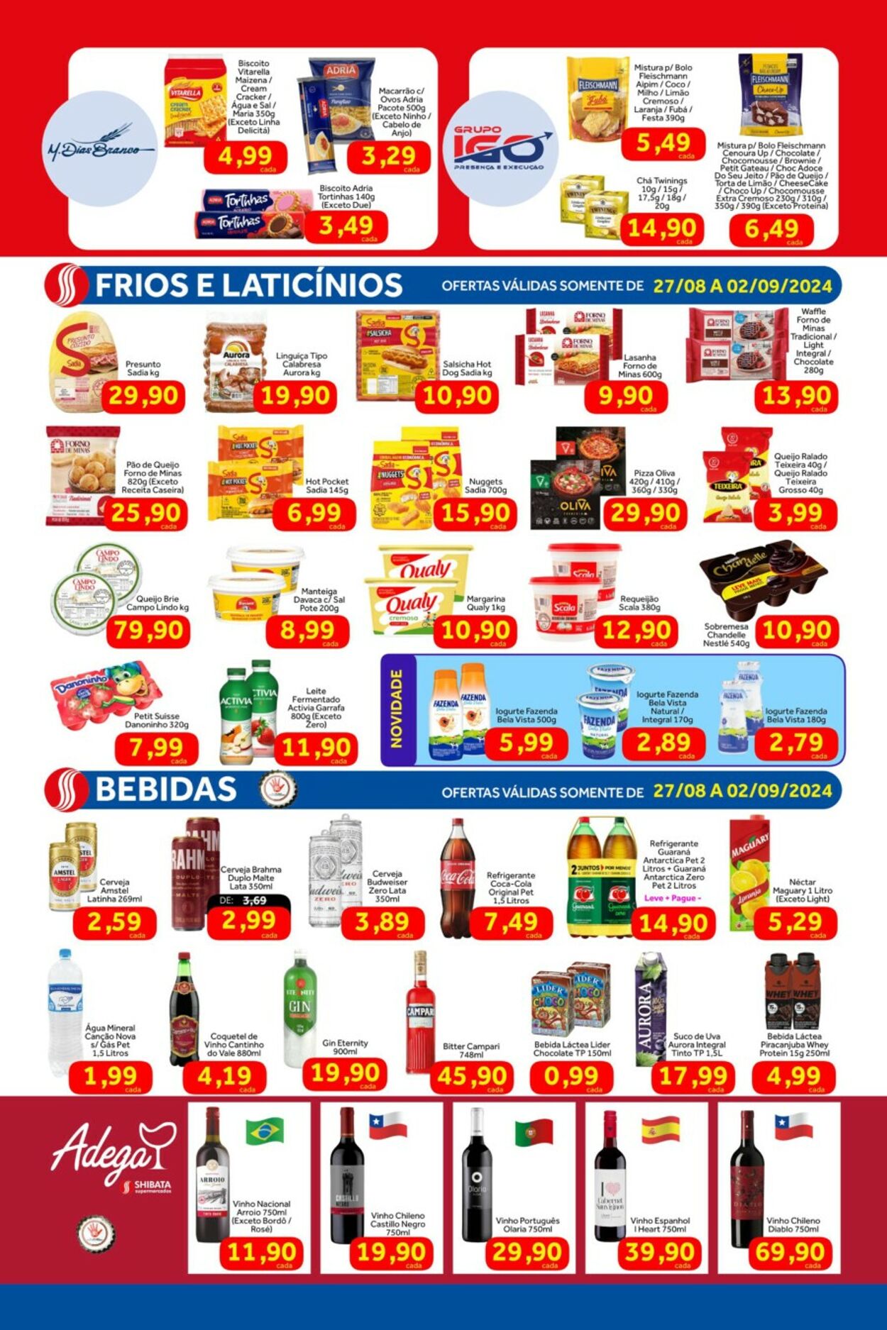 Folheto Shibata Supermercados 08.02.2024 - 09.12.2024