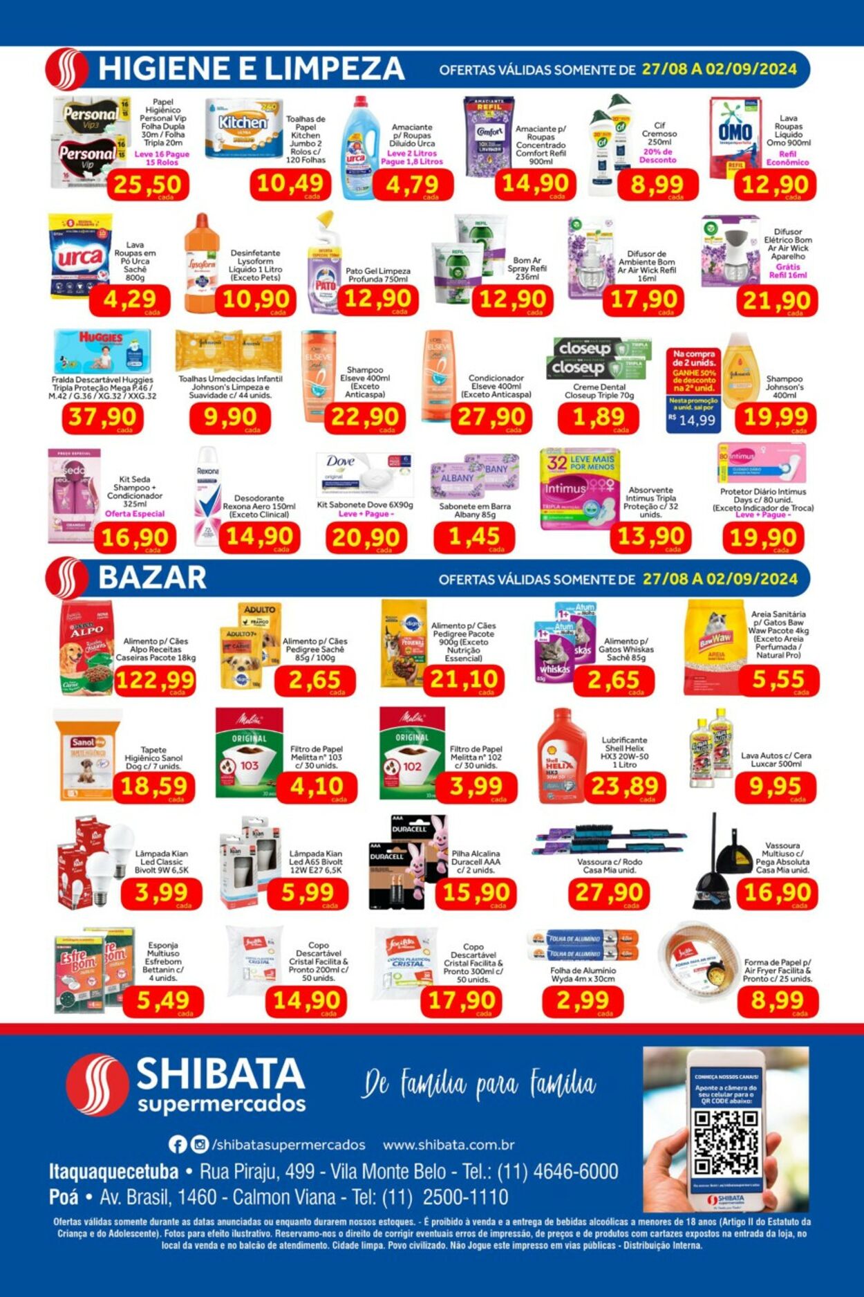 Folheto Shibata Supermercados 08.02.2024 - 09.12.2024