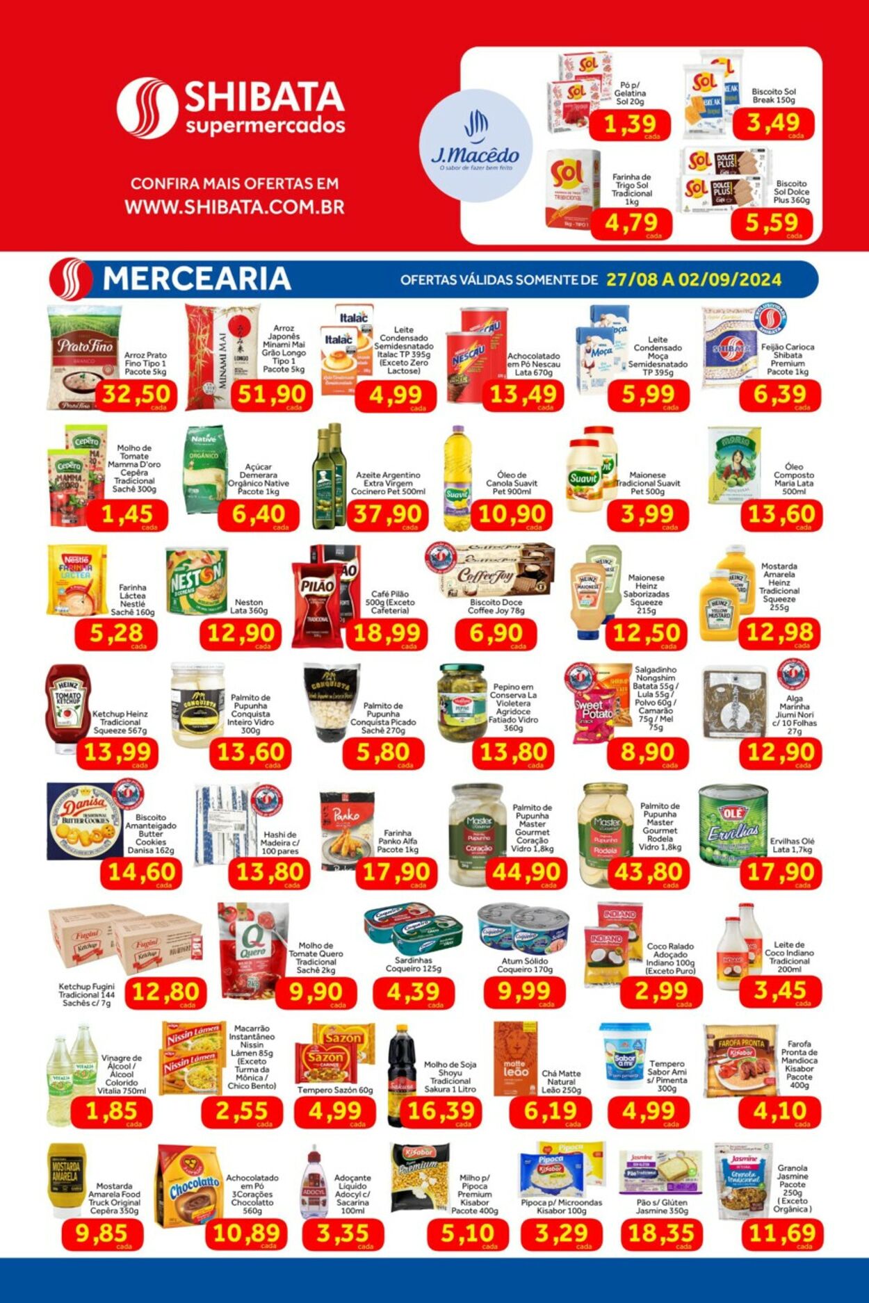 Folheto Shibata Supermercados 08.02.2024 - 09.12.2024