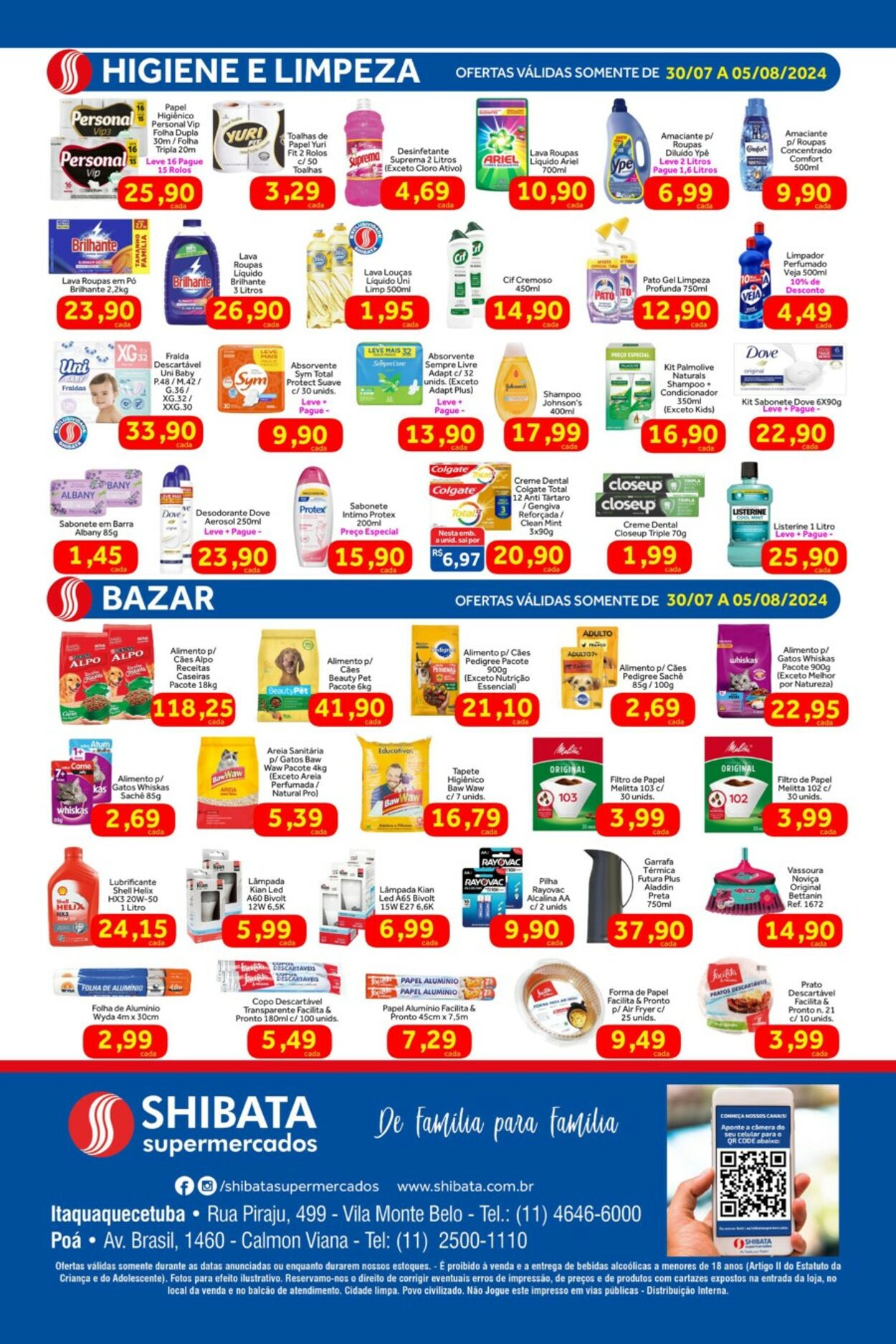 Folheto Shibata Supermercados 07.05.2024 - 08.12.2024